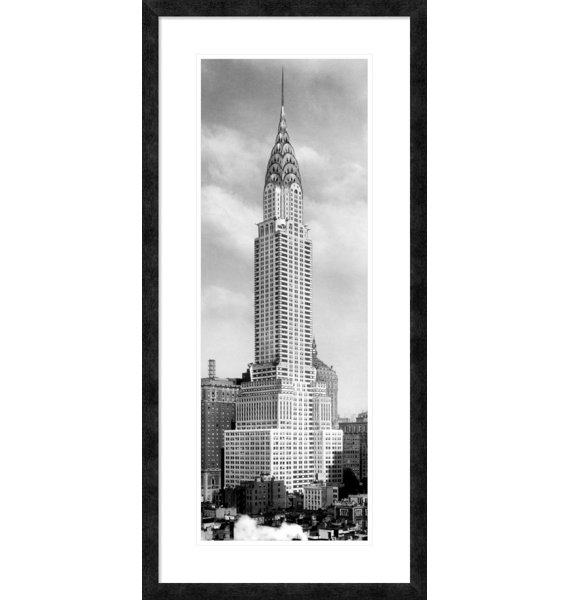 East Urban Home Chrysler Building, NYC Picture Frame Graphic Art